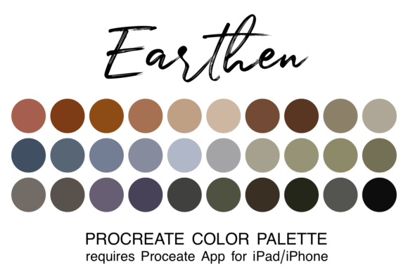 Earthen Procreate Color Palette: Your Secret Weapon for Streamlined Digital Art
