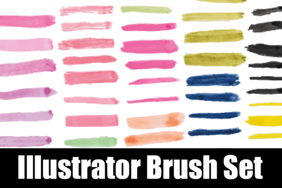 Enhance Your Designs with a Watercolor Illustrator Brush Set