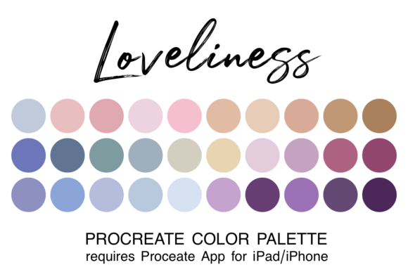 Enhancing Your Art with the Loveliness Procreate Color Palette