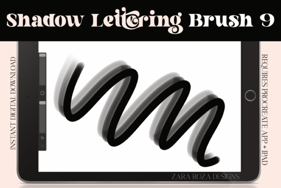 Mastering Creativity with Procreate Shadow Lettering Brush 9 and the Art of Retro-Inspired Digital Design