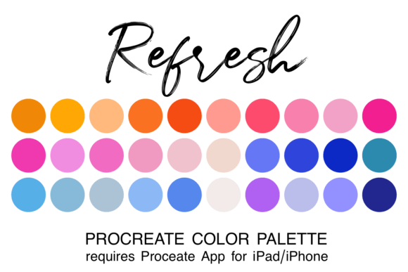 Refresh Procreate Color Palette