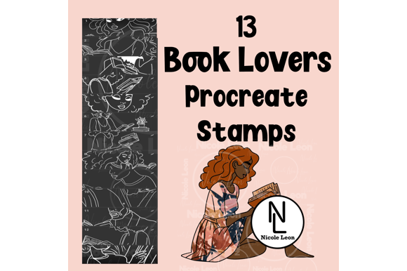 Unleashing Creativity with the Procreate Book Lovers Stamps Brushset