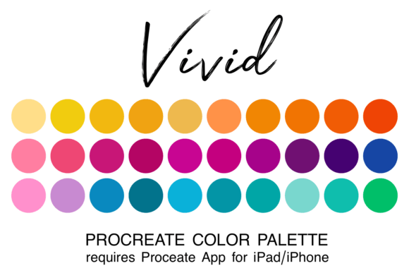 Unlocking Creativity with the Vivid Procreate Color Palette